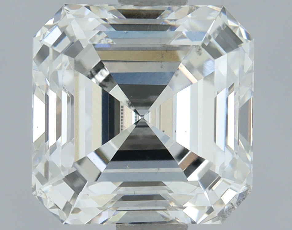 Lab-Grown 1.51 Carat Asscher Cut Diamond color G Clarity VS2, precious stones, engagement diamonds