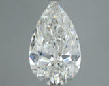 Lab-Grown 3.12 Carat Pear Shape Diamond color G Clarity VS1, precious stones, engagement diamonds