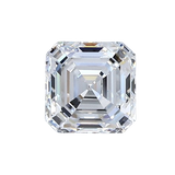 Lab-Grown 2.41 Carat Asscher Cut Diamond color E Clarity VVS2 With GIA Certificate, precious stones, engagement diamonds