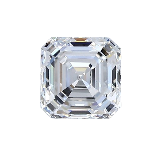 Lab-Grown 2.41 Carat Asscher Cut Diamond color E Clarity VVS2 With GIA Certificate, precious stones, engagement diamonds