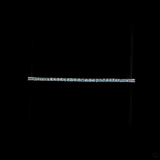 Lab-Grown 1.49 Carat Round Fancy Vivid Blue-VS1 Diamond 14K White Gold Tennis Bracelet