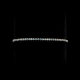 Lab-Grown 0.93 Carat Round E-VS1 Diamond 14K Yellow Gold Tennis Bracelet