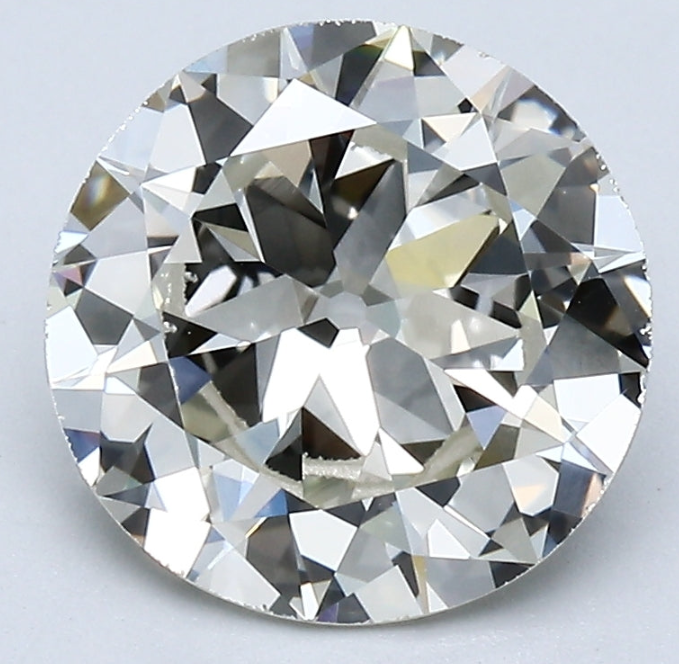 2.83 Carat Old European Cut Diamond Original Cut Luxury J-VS1 Natural GIA