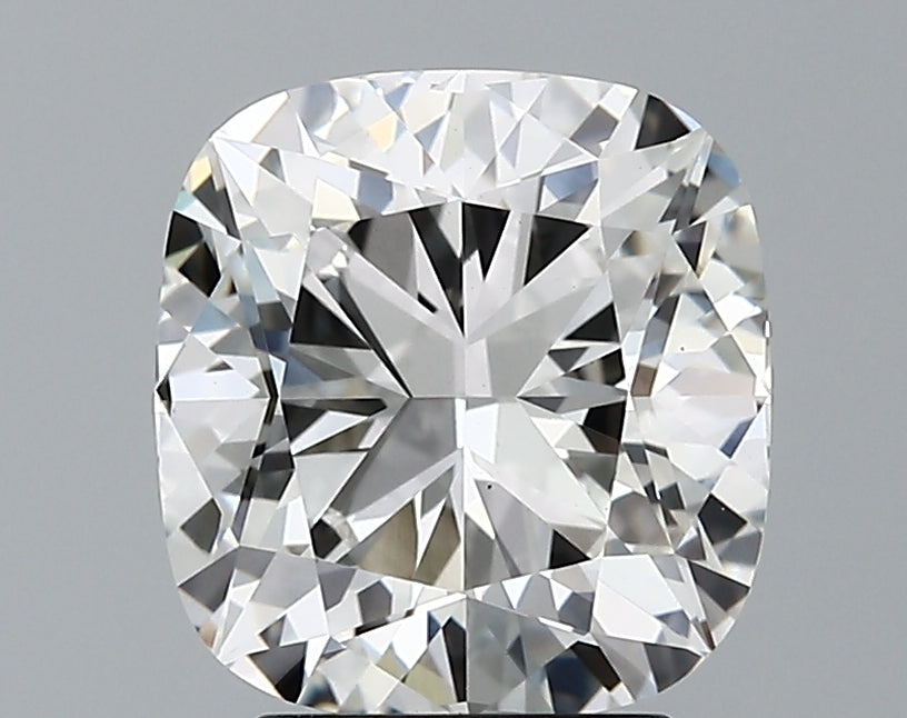 Lab-Grown 2.70 Carat Cushion Modified Brilliant Cut Diamond color H Clarity VS1 With GIA Certificate, precious stones, engagement diamonds