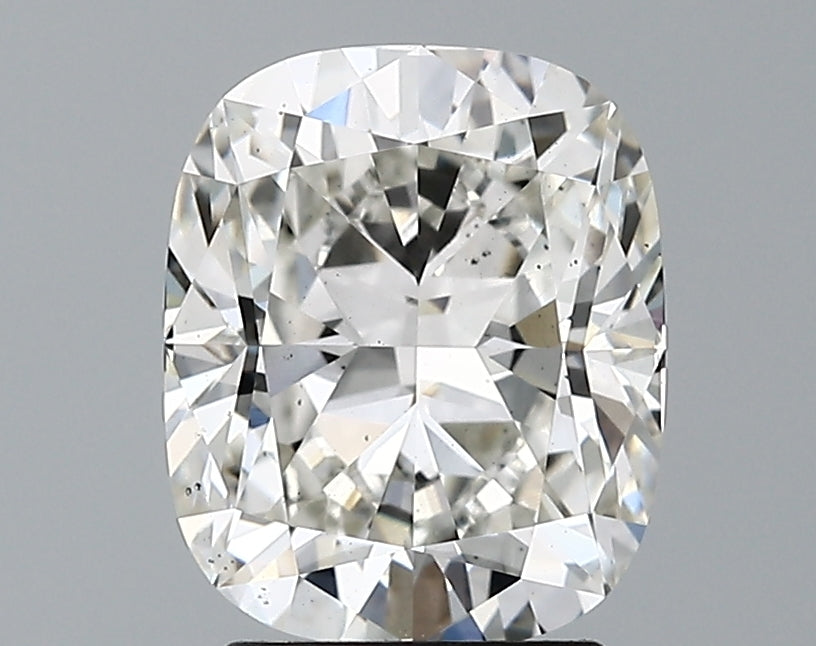 Lab-Grown 2.33 Carat Cushion Modified Brilliant Cut Diamond color H Clarity SI1 With GIA Certificate, precious stones, engagement diamonds