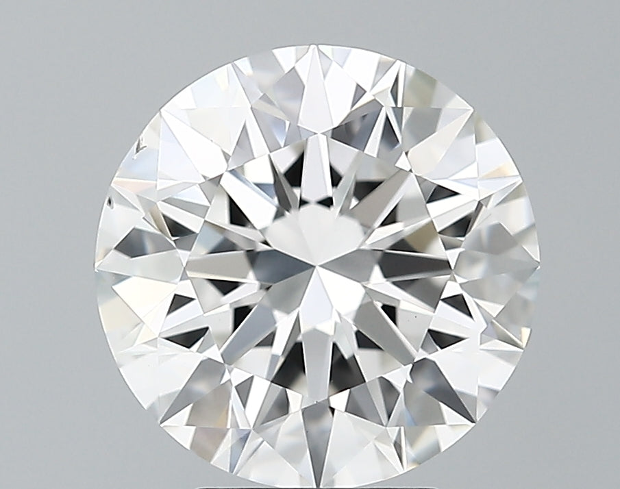 Lab-Grown 3.70 Carat Round Brilliant Diamond color F Clarity VS2 With GIA Certificate, precious stones, engagement diamonds