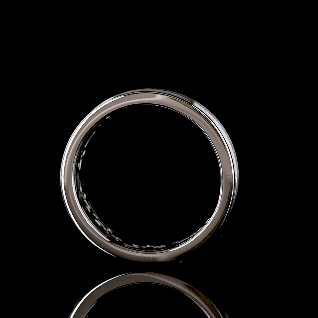 Lab-Grown 0.13 Carat Round F-VS2 Diamond Platinum Special Eternity Band