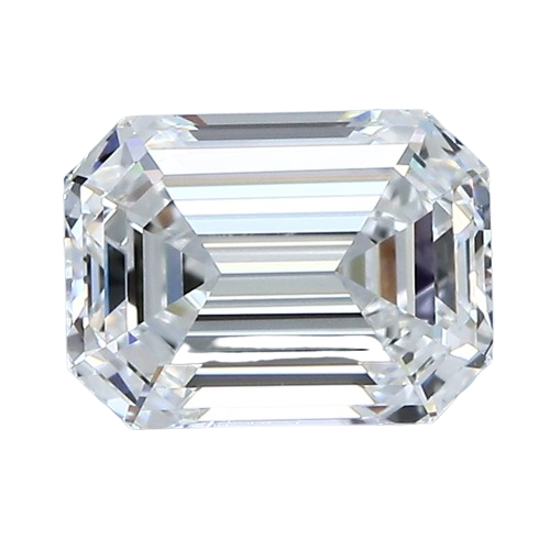 Lab-Grown 1.50 Carat Emerald Cut Diamond color E Clarity VS1, precious stones, engagement diamonds