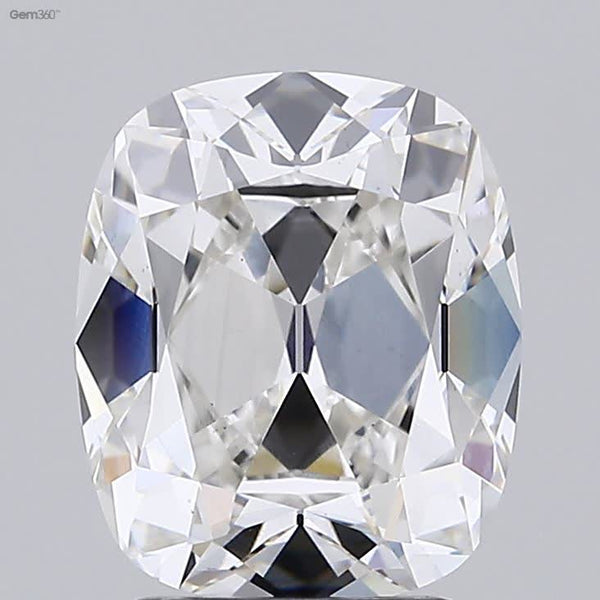 Lab-Grown 2.84 Carat Antique Cushion Cut Diamond color G Clarity VS2 With GIA Certificate, precious stones, engagement diamonds