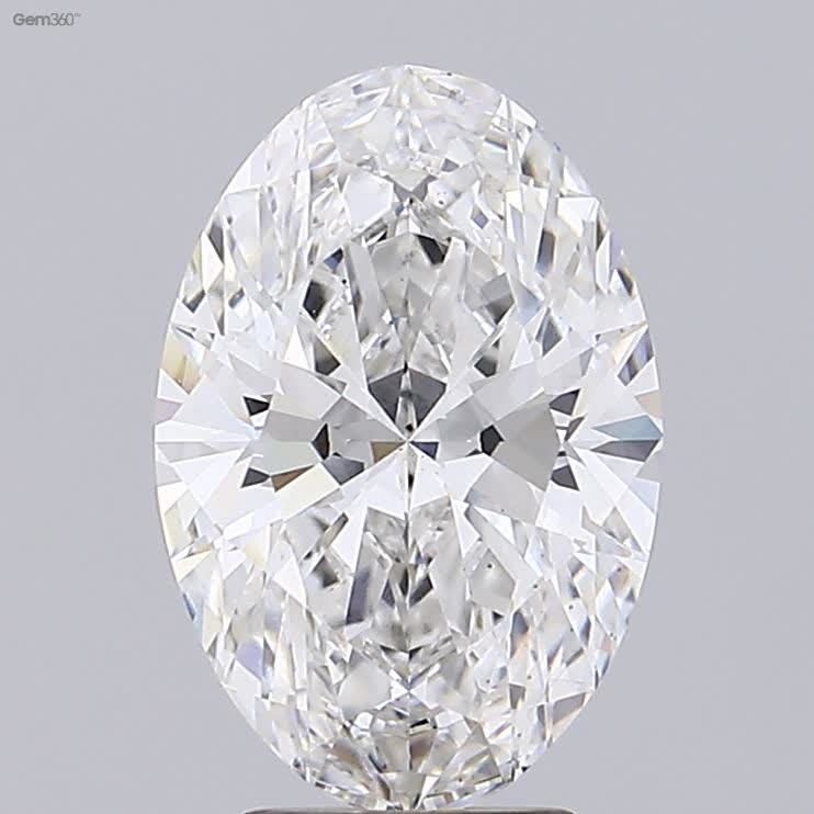 Lab-Grown 4.01 Carat Oval Shape Diamond color G Clarity VS2 With GIA Certificate, precious stones, engagement diamonds