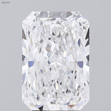 Lab-Grown 3.77 Carat Radiant Cut Diamond color E Clarity VVS2 With GIA Certificate, precious stones, engagement diamonds