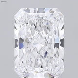 Lab-Grown 5.37 Carat Radiant Cut Diamond color E Clarity VVS2 With GIA Certificate, precious stones, engagement diamonds