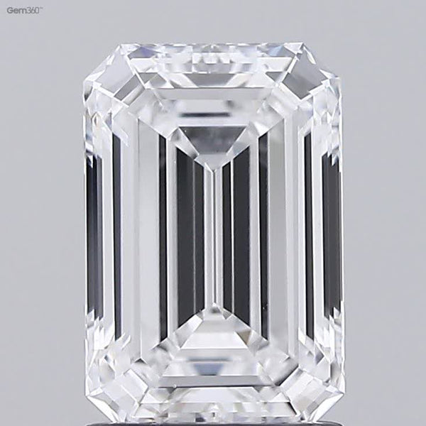 Lab-Grown 1.84 Carat Emerald Cut Diamond color D Clarity VS1 With GIA Certificate, precious stones, engagement diamonds