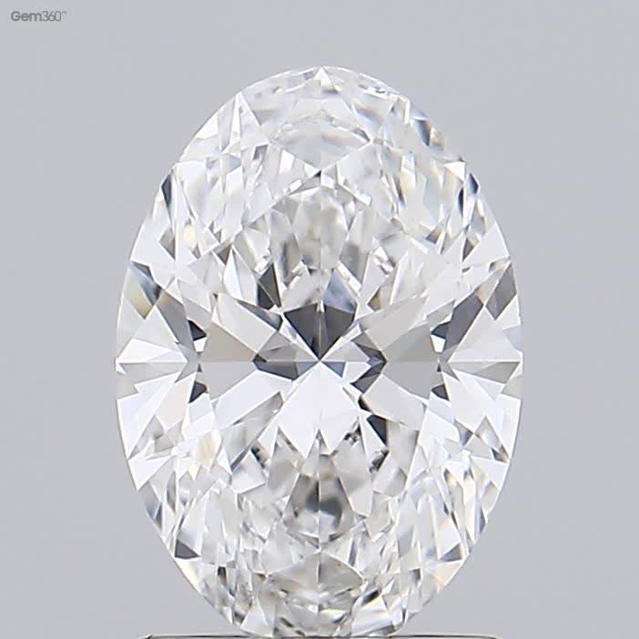 Lab-Grown 1.30 Carat Oval Shape Diamond color F Clarity VS1 With GIA Certificate, precious stones, engagement diamonds