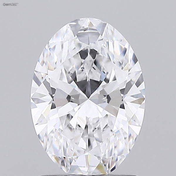 Lab-Grown 1.29 Carat Oval Shape Diamond color D Clarity VVS1 With GIA Certificate, precious stones, engagement diamonds