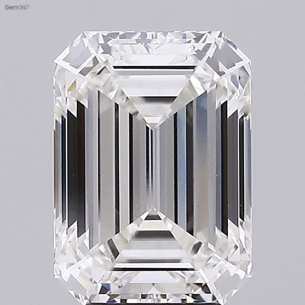 Lab-Grown 5.06 Carat Emerald Cut Diamond color G Clarity VVS2 With GIA Certificate, precious stones, engagement diamonds