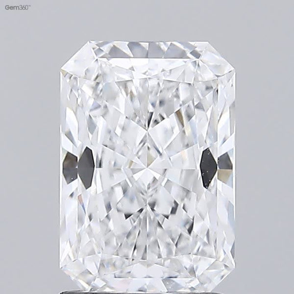 Lab-Grown 1.71 Carat Radiant Cut Diamond color E Clarity VVS2 With GIA Certificate, precious stones, engagement diamonds
