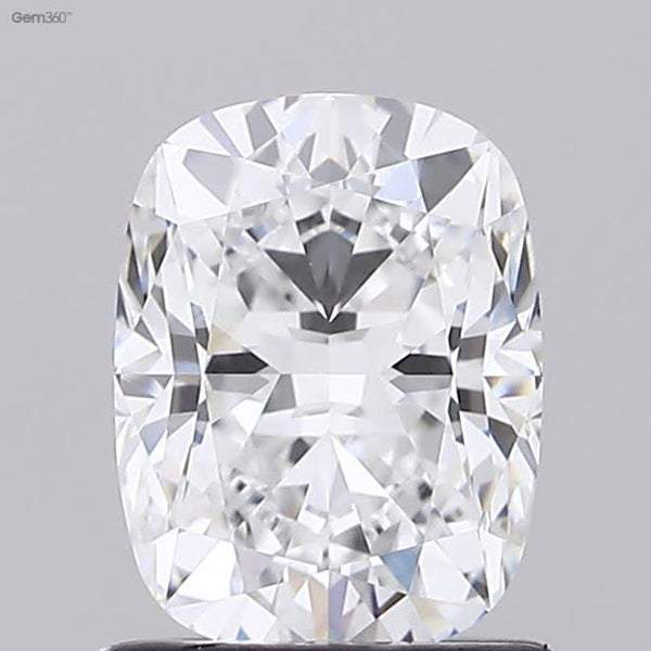Lab-Grown 1.21 Carat Cushion Modified Brilliant Cut Diamond color D Clarity VVS2 With GIA Certificate, precious stones, engagement diamonds