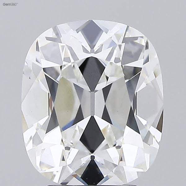 Lab-Grown 4.03 Carat Antique Cushion Cut Diamond color G Clarity VS1 With GIA Certificate, precious stones, engagement diamonds