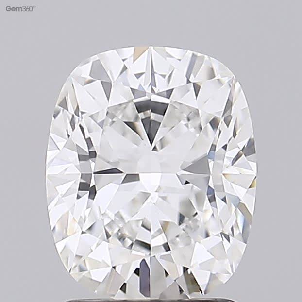 Lab-Grown 1.69 Carat Cushion Brilliant Diamond color E Clarity VS1, precious stones, engagement diamonds