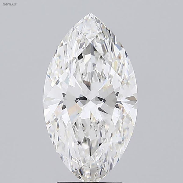 Lab-Grown 3.23 Carat Marquis Shape Diamond color G Clarity VS1 With GIA Certificate, precious stones, engagement diamonds