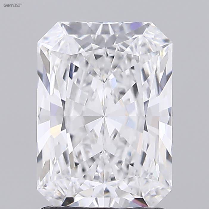 Lab-Grown 1.77 Carat Radiant Cut Diamond color D Clarity VVS2 With GIA Certificate, precious stones, engagement diamonds