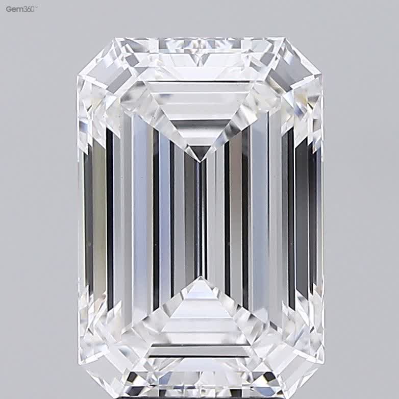 Lab-Grown 5.03 Carat Emerald Cut Diamond color F Clarity VS1 With GIA Certificate, precious stones, engagement diamonds