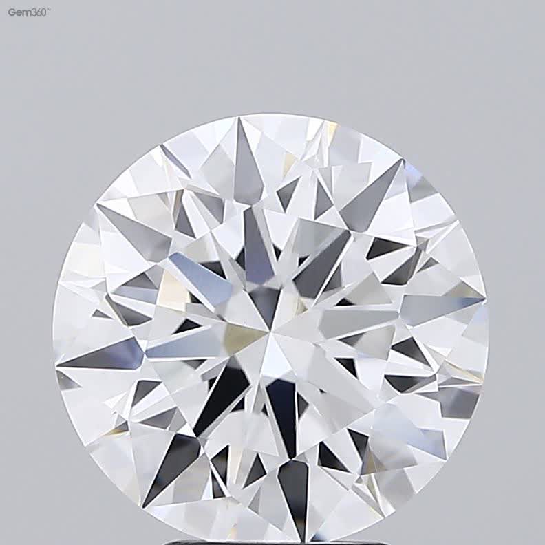 Lab-Grown 4.41 Carat Round Brilliant Diamond color E Clarity VVS2 With GIA Certificate, precious stones, engagement diamonds