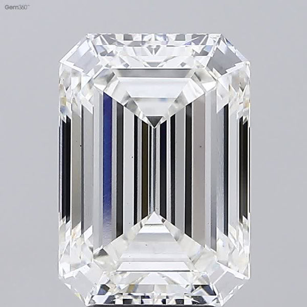 Lab-Grown 5.10 Carat Emerald Cut Diamond color H Clarity VS1 With GIA Certificate, precious stones, engagement diamonds