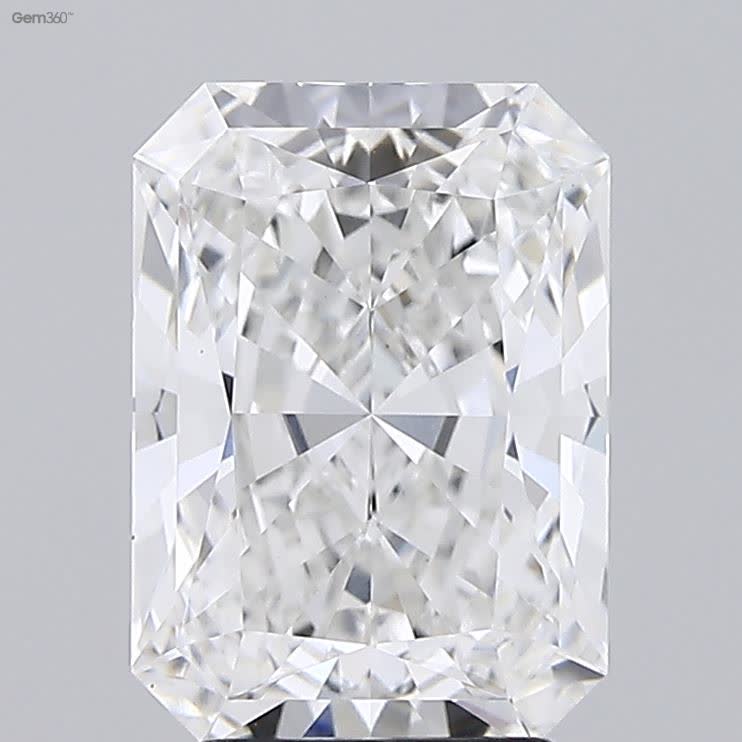 Lab-Grown 3.53 Carat Radiant Cut Diamond color G Clarity VS1 With GIA Certificate, precious stones, engagement diamonds