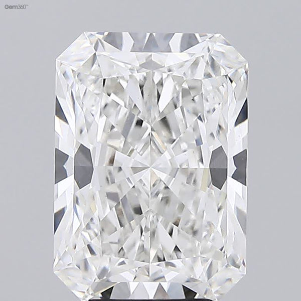 Lab-Grown 5.28 Carat Radiant Cut Diamond color G Clarity VS1 With GIA Certificate, precious stones, engagement diamonds