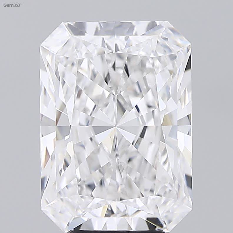 Lab-Grown 5.89 Carat Radiant Cut Diamond color F Clarity VS1 With GIA Certificate, precious stones, engagement diamonds
