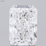 Lab-Grown 2.05 Carat Radiant Cut Diamond color E Clarity SI1 With GIA Certificate, precious stones, engagement diamonds