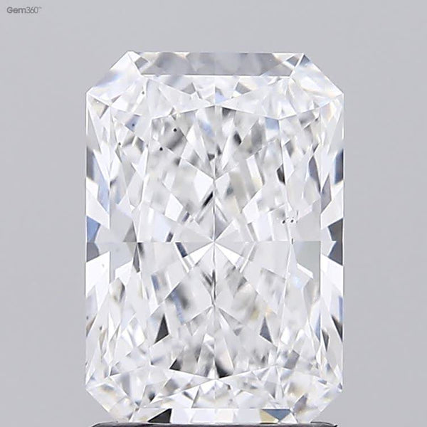 Lab-Grown 1.80 Carat Radiant Cut Diamond color E Clarity VS2 With GIA Certificate, precious stones, engagement diamonds