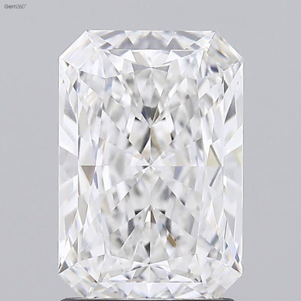 Lab-Grown 1.73 Carat Radiant Cut Diamond color F Clarity VVS2 With GIA Certificate, precious stones, engagement diamonds