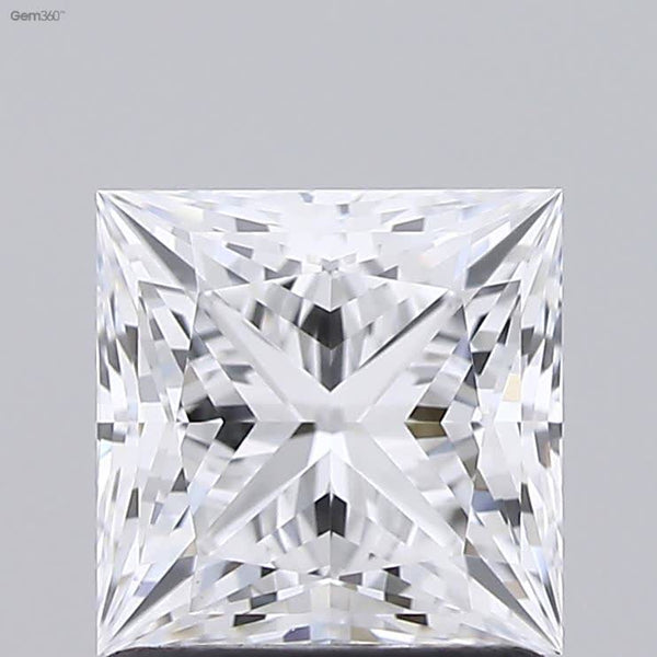 Lab-Grown 1.33 Carat Princess Cut Diamond color D Clarity VS1 With GIA Certificate, precious stones, engagement diamonds