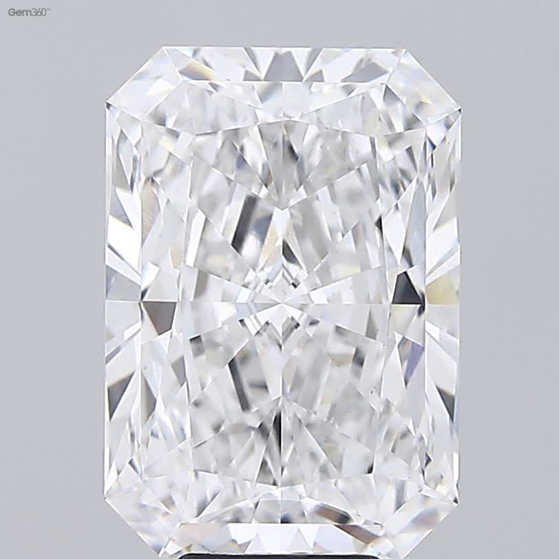 Lab-Grown 7.92 Carat Radiant Cut Diamond color E Clarity VS1 With GIA Certificate, precious stones, engagement diamonds