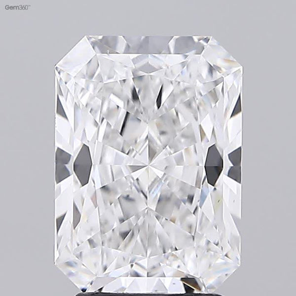 Lab-Grown 2.62 Carat Radiant Cut Diamond color E Clarity VS1 With GIA Certificate, precious stones, engagement diamonds