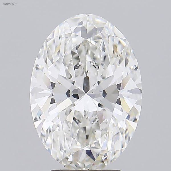 Lab-Grown 4.10 Carat Oval Shape Diamond color G Clarity VS1 With GIA Certificate, precious stones, engagement diamonds