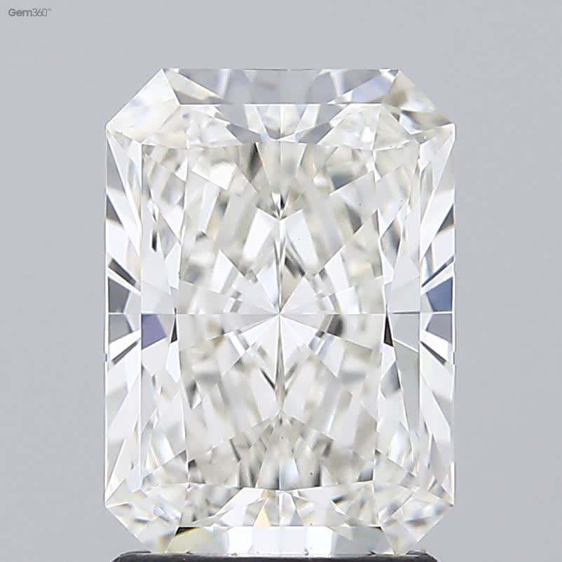 Lab-Grown 1.95 Carat Radiant Cut Diamond color I Clarity VS1 With GIA Certificate, precious stones, engagement diamonds