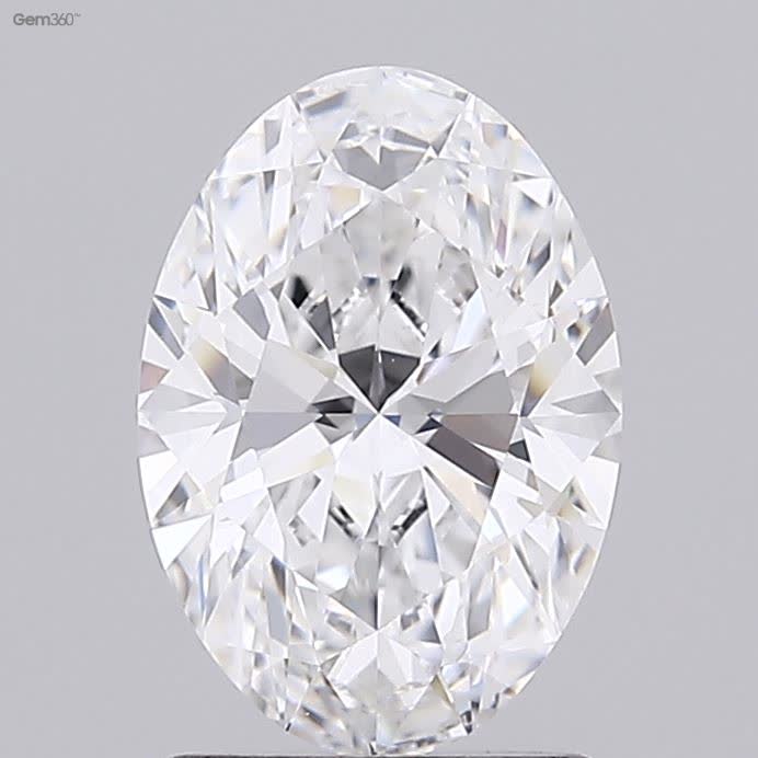 Lab-Grown 1.56 Carat Oval Shape Diamond color D Clarity VVS2 With GIA Certificate, precious stones, engagement diamonds