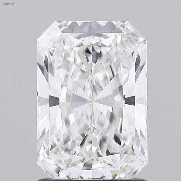 Lab-Grown 1.58 Carat Radiant Cut Diamond color E Clarity VVS2 With GIA Certificate, precious stones, engagement diamonds