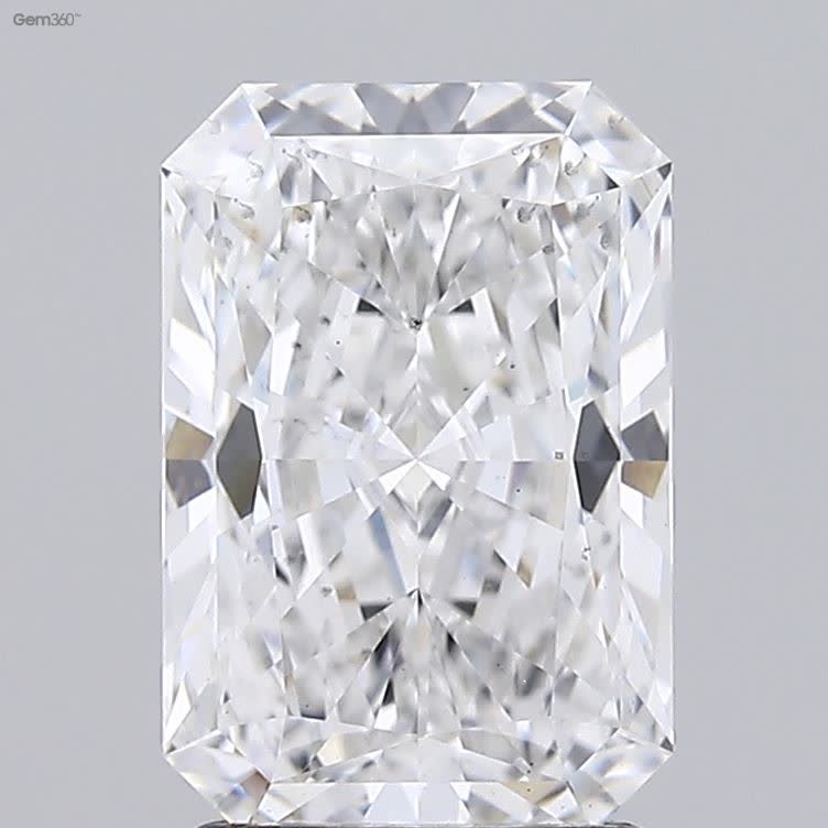Lab-Grown 2.16 Carat Radiant Cut Diamond color F Clarity SI1 With GIA Certificate, precious stones, engagement diamonds