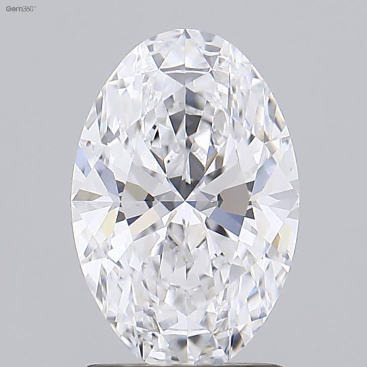 Lab-Grown 1.57 Carat Oval Shape Diamond color D Clarity VS1 With GIA Certificate, precious stones, engagement diamonds