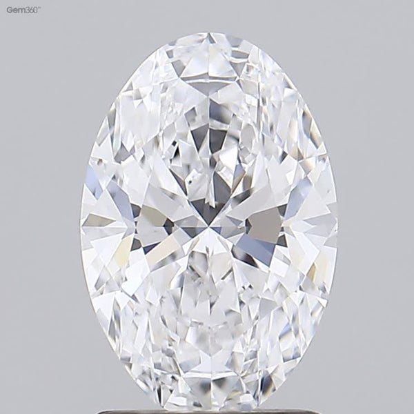 Lab-Grown 1.57 Carat Oval Shape Diamond color D Clarity VS1 With GIA Certificate, precious stones, engagement diamonds