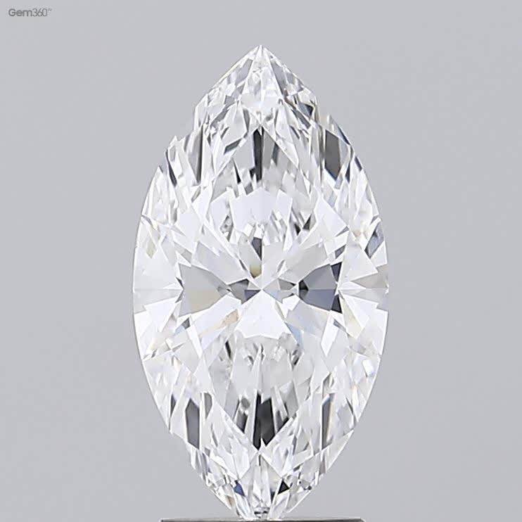 Lab-Grown 2.11 Carat Marquis Shape Diamond color D Clarity VVS2 With GIA Certificate, precious stones, engagement diamonds