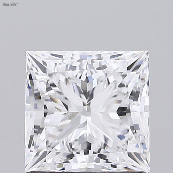 Lab-Grown 1.22 Carat Princess Cut Diamond color D Clarity VVS2 With GIA Certificate, precious stones, engagement diamonds