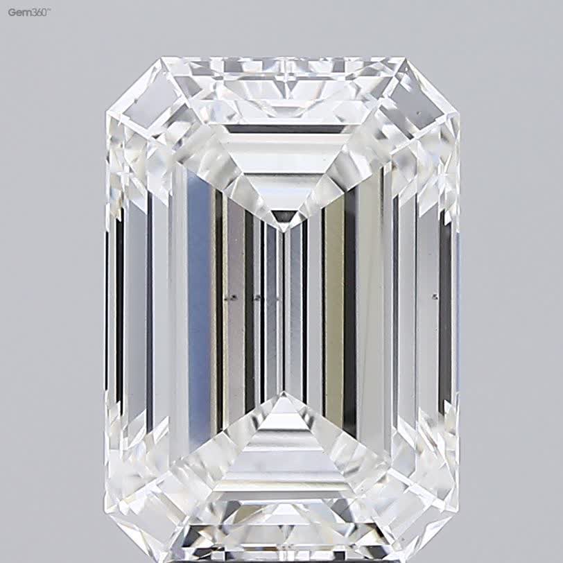 Lab-Grown 5.24 Carat Emerald Cut Diamond color G Clarity VS2 With GIA Certificate, precious stones, engagement diamonds