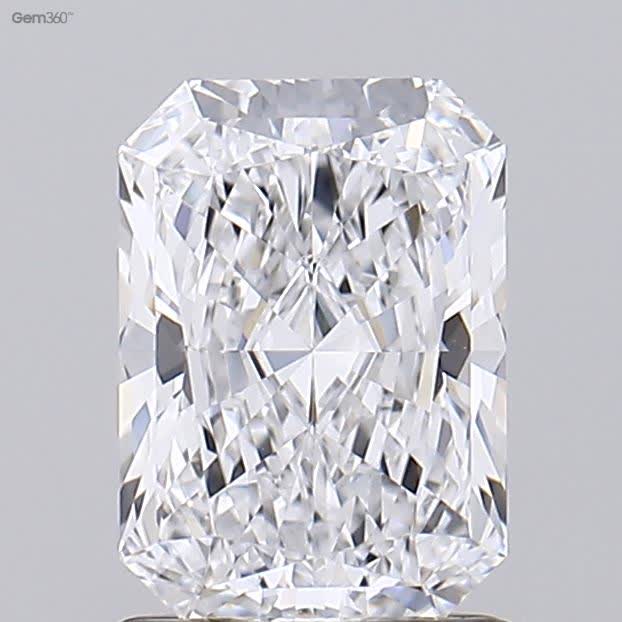 Lab-Grown 1.20 Carat Radiant Cut Diamond color D Clarity VVS2 With GIA Certificate, precious stones, engagement diamonds