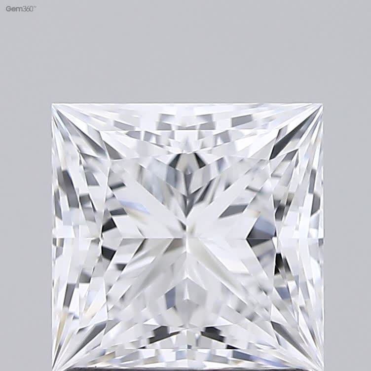 Lab-Grown 1.50 Carat Princess Cut Diamond color D Clarity VVS1 With GIA Certificate, precious stones, engagement diamonds